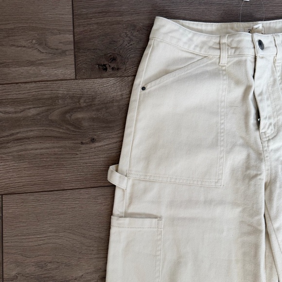 NWT Billabong Leia Cream Cargo Pants Size 26 - Picture 8 of 13